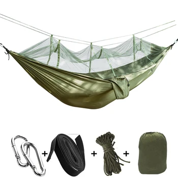 Ultralight Bug Net Hammock Tent Комарите Outdoor хамаци Туризъм Travel Camping Double Rede Hangmat люлки, градински хамаци