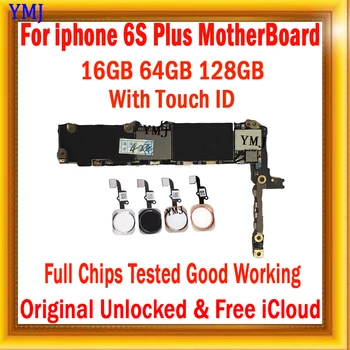 Логическа такса Добро качество За iPhone 6S Plus дънната Платка 16 gb 64 gb 128 Gb Оригиналната Разблокированная Със система IOS дънна Платка Протестированная Плоча