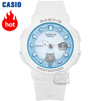 Дамски часовници Casio за каране на ски, най-добрата марка е луксозен комплект, 100 м, Водоустойчиви Спортни кварцови часовници за сърфиране, led цифрови дамски часовници, ДЕТСКИ-G reloj