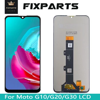 Тестван е добре За Motorola G30 LCD Дисплей Moto G20 Дисплей Сензорен Екран на Таблета Събрание Замяна За Мото G10 LCD Екран
