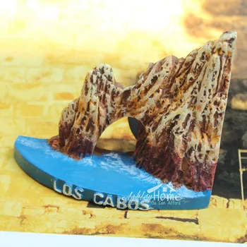Los Cabos Мексико Туристически Туристически Сувенир Подарък 3D Смола Хладилник Магнит За Хладилник Начало Декор