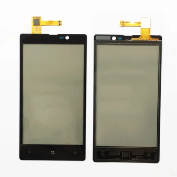 Стъкло Сензорен Екран За Nokia Lumia 820 Сензорен Екран Дигитайзер Сензорен Екран Предна Стъклена Леща Панел 3 М Лепило