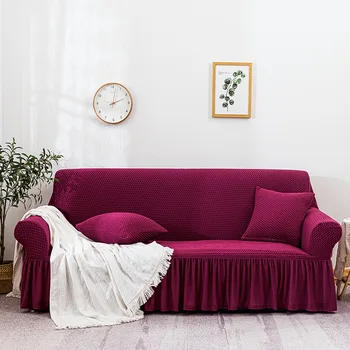 Висококачествен обикновен текстилен калъф за мека мебел 