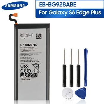 Оригиналната Смяна на Батерията на телефона EB-BG928ABE За Samsung GALAXY S6 edge Plus G9280 G928P G928F G928V EB-BG928ABA 3000 mah