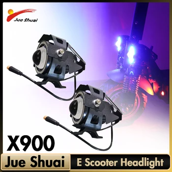 Електрически Скутер Фар за X900 Eagle Eye Голям 12 Led Предни Светлини за 48 Скутер Електрически Водоустойчив Алуминиев 10 W