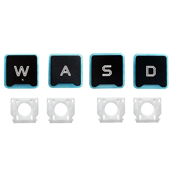 4 бр. WASD клавиши, за Acer Helios 300 PH315-52 PH315-53 PH317 PH317-53 PH317-54 капак на клавиатурата Keycap и подмяна на панти