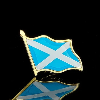 Великобритания Шотландия Флаг На Жени С Ревери Метални Сувенири Шапка, Мъжки Дамски Машущая Епоксидни Емблемата На Патриотизъм/ Брошки 2
