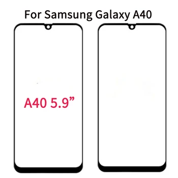 За Samsung Galaxy A40 Сензорен Екран Преден Стъклен Панел с LCD дисплей Външен обектив Дисплей С ОСА Лепило SM-A405FN 2019 Високо Качество