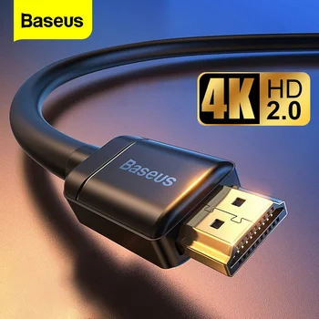 Baseus 4 ДО 8 КЪМ HDMI-Съвместим Кабел За Xiaomi mi TV Box PS5 PS4 XBox Series X HDMI-Съвместим С 2.0 4 До/60 Hz HD Кабел-Сплитер 5 М