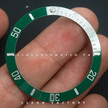 Висококачествени Детайли Clean Factory V4 Watch Керамични Bezel 41 мм ЗА ЗЕЛЕНИ ВЛОЖКИ ПОДВОДНИЧАР 126610