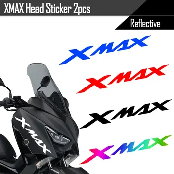 Светлоотразителни Аксесоари За Мотоциклети Корпус скутер Страничната Лента обтекател Стикер лого стикер За Yamaha XMAX125 Xmax250 xmax300 Xmax400
