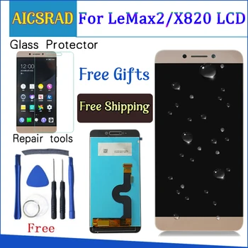 Качеството на AICSRAD За LeEco Le max2 x820 X823 X829 LCD дисплей с Сензорен екран Дигитайзер в Събирането На телефон LeEco Le max 2