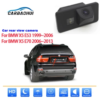 Автомобилна Камера за задно виждане За BMW X5 E53 E70 1999 ~ 2013-2019 Full HD CCD Камера за Задно виждане-Водоустойчива благородна RCA