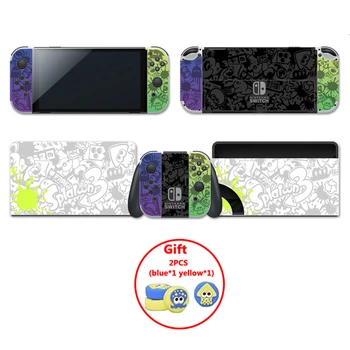 За Spla-toon-ver 3 Ограничена Стикер на конзолата На Nintendo Switch OLED Набор от аксесоари