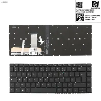 FR Френски AZERTY Нова работа на смени Клавиатура за лаптоп HP EliteBook Folio x360 1040 G5 с Осветление и Без Рамка