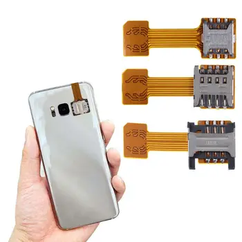 3 размера на SD Адаптер Хибридна Dual SIM-Карти Micro SD Адаптер за вашия Телефон Android Продължавам Nano Mic