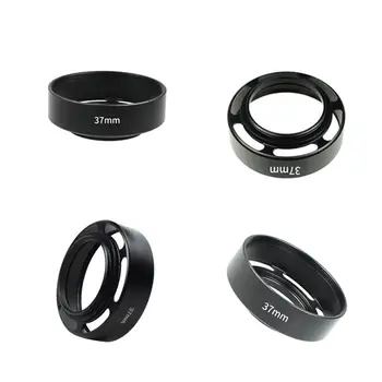 Универсална Метална Черна сенник за обектив Обектива на Камерата, за да Leica за Canon, Nikon 37 43 46 49 52 55 58 62 мм е Аксесоар за DSLR фотография
