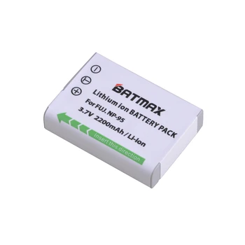 Batmax 1 бр. 2200 mah NP-95 NP95 NP 95 Батерия за Fujifilm X30 X100 X100S X100T XS1 Fujifilm FinePix F30 F31 Днешно 3D W1