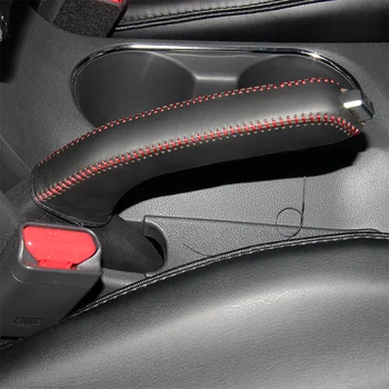 LS AUTO Top Калъф от естествена кожа за ръчна спирачка Hyundai Elantra калъф за ръчна спирачка най-горния слой кожен калъф ръчна спирачка