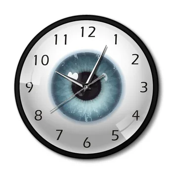 Окото Зеницата На Очната Ябълка Основен Вид Точка На Очни Болести Безшумни Стенни Часовници Всевидящая Анатомия На Човешкото Тяло Новост Стенен Часовник За Подарък 1