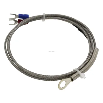 FTARR01 K E J тип 1 м, с метална екранировка кабел с диаметър 4 mm 5 mm 6 mm 14 mm околовръстен корона термодвойка температурен сензор