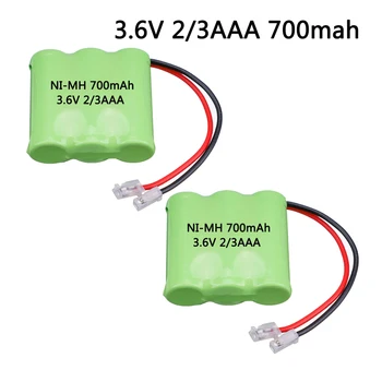 1-3 бр. 3,6 В NMMH Акумулаторна батерия 2/ 3AAA батерия 3,6 На 700 mah 2/3 AAA ni-mh клетки за радиоуправляеми играчки безжичен телефон