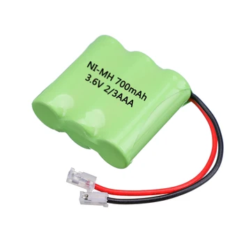 1-3 бр. 3,6 В NMMH Акумулаторна батерия 2/ 3AAA батерия 3,6 На 700 mah 2/3 AAA ni-mh клетки за радиоуправляеми играчки безжичен телефон 5