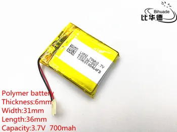 10шт 3,7 На 700 mah 603136 Литиево-Полимерна Li-Po литиево-йонна Батерия, Акумулаторни батерии За Mp3 MP4, MP5 GPS Оборудване за PSP мобилен bluetooth 1