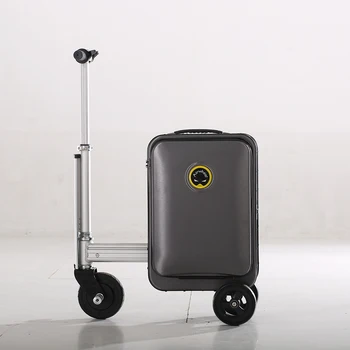 SE3S електрически куфар за пътуване, куфар за конна езда, ultralight мобилен скутер за по 20 л, максимално натоварване 110 кг, 37 В, USB зареждане 0