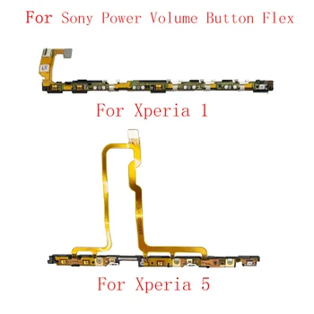 Бутон за Включване Изключване силата на Звука, Превключвател за Управление на Гъвкав Кабел Лента За Sony Xperia 1 XZ4 Xperia 5 Страничен Бутон за Регулиране на силата на Звука Flex