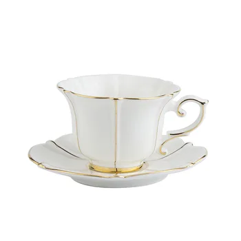 Европейският стил на Фин Костен Порцелан 15 бр. кана за Кафе и чаша Хотелски Следобеден Керамични Чай 4