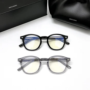 2022 НЕЖНО TEO Марка Eyawear Оптични очила в Кръгла Рамка За Жени И Мъже, Ацетатные очила за четене, Късогледство, Очила с рецепта