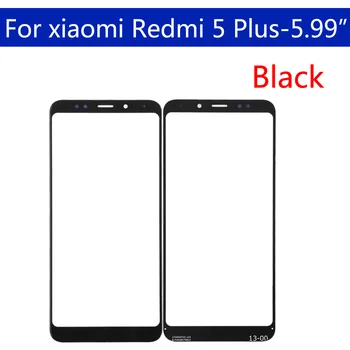 Redmi5 Преден Панел За Xiaomi Redmi 5 Redmi5 Сензорен Екран на Предния Панел Стъклена Леща Външно Стъкло За Redmi 5 Plus 5Plus 4