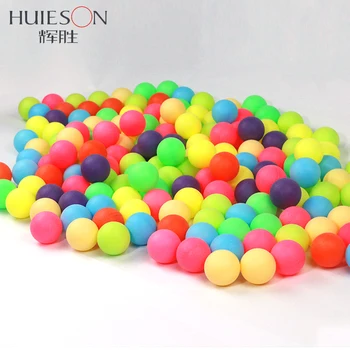 Huieson 100 бр./опаковане. Цветни Топки за пинг-понг 40 мм 2,4 г Забавни Топки за тенис Смесени Цветове за Игри и реклама