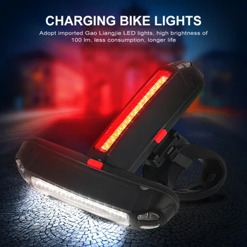 USB Акумулаторна батерия Led Задна Светлина За Велосипед МТВ Пътен Задна Светлина За Планински Велосипед Предупреждение За Сигурност Колоездене Задна Светлина Велосипеден Фенер Лампа