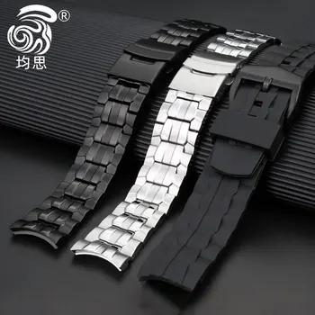 Тънка стоманена каишка за часовник Casio Red Bull limited edition серията edifice ef-550 стомана каишка за часовника 22 мм мъжка гривна силикон 0