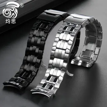 Тънка стоманена каишка за часовник Casio Red Bull limited edition серията edifice ef-550 стомана каишка за часовника 22 мм мъжка гривна силикон 1