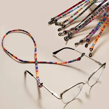 2022 Стари Цветни Печатни Очила Верига Ремък Дамска Мода Загуба Срещу Слънчеви Очила, Ремък Очила За Четене Аксесоари Подарък
