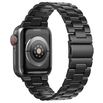 За Apple Watch band каишка серия S8/S7/6/5/4/3/2/1 40/ 44 мм 41/45 мм 38/42 мм и Каишка От неръждаема Стомана Iwatch метален Взаимозаменяеми Каишка 1
