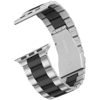 За Apple Watch band каишка серия S8/S7/6/5/4/3/2/1 40/ 44 мм 41/45 мм 38/42 мм и Каишка От неръждаема Стомана Iwatch метален Взаимозаменяеми Каишка 4