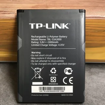 Нова Оригинална Батерия 3000 ма за Neffos TP-LINK M7450 M7650 TBL-53A3000 Wifi рутер на Батерията