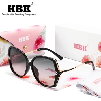HBK Фотохромичните Луксозни Дамски Поляризирани Слънчеви Очила са Модерни Дамски Слънчеви Очила с Диаманти за Шофиране с Пакет Uv400 Oculos