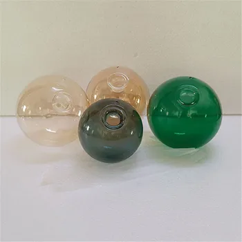 D12cm D15cm G9 Стъклена Лампа Заместител на Резьбового Амбър Валета Бренди Зелен Син Сив Глобус Стъклена Спирала на Кутията Аксесоар