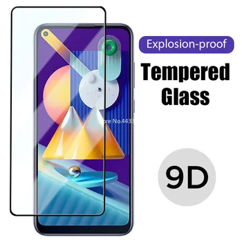 9D Пълно Покритие от Закалено Стъкло за Samsung S6 S7 М31 M21 M10 Защитно Фолио за дисплея на Galaxy M20 M30 M30S M40 M11 Защитно Фолио за Стъкло