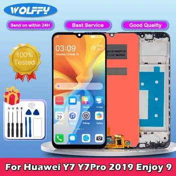 6,26 инчов Дисплей За Huawei У 7 Y7Pro 2019 Enjoy 9 LCD дисплей DUB-LX1 DUB-LX3 DUB-AL20 Сензорен Екран В Събирането на Подмяна на Дигитайзер