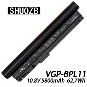 Нова Оригинална батерия VGP-BPL11 за SONY VAIO VGP-BPS11 VGP-BPX11 BPS11 VGN-TZ121 TZ92S VGN-TZ11 VGN-TZ13 10,8 В 5800 ма SHUOZB