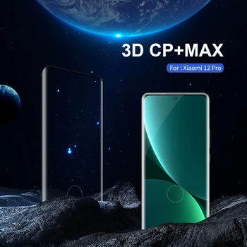 За Xiaomi Mi 12 Pro Закалено стъкло NILLKIN 3D CP + MAX Пълно Покритие на Защитен слой От Закалено стъкло За Xiaomi Mi 12 12X Стъкло