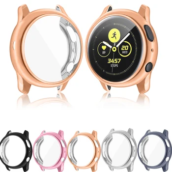 Калъф за Samsung Galaxy Watch Active 2 40 мм TPU Броня Протектор на Екрана + фолио Smartwatch Делото 44 мм Samsung Часовници Аксесоари