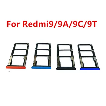 Redmi9T Слот За SIM-Карти За Xiaomi Redmi 9 9А 9В 9T Адаптери За Карти на Притежателя на Гнездото Тава Чип Кутия Смяна на Корпуса на резервни Части За Ремонт на
