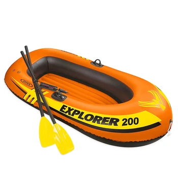 Explorer 200 в Комплект с гумена лодка, на 2 лица с френски гребла и мини-въздушно помпа 58331